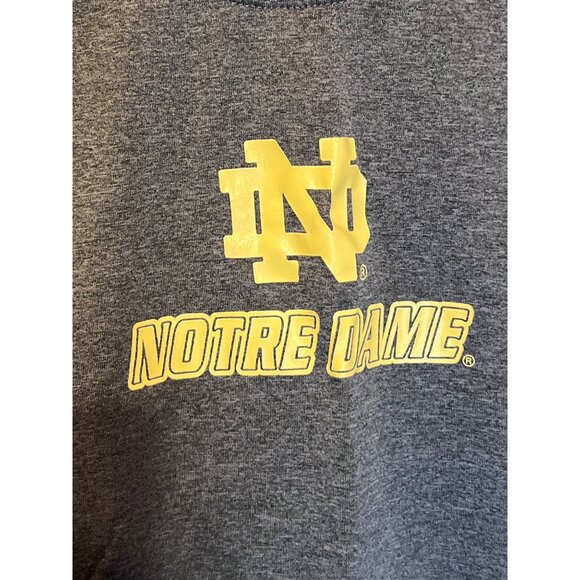 Notre Dame Logo Gray Mens T-Shirt Size L By Knights Apparel - Picture 8 of 10